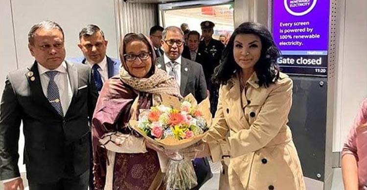 লন্ডনে প্রধানমন্ত্রী